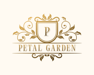 Stylish Floral Wedding logo design