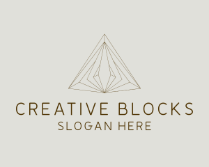 Luxury Pyramid Architecture logo design