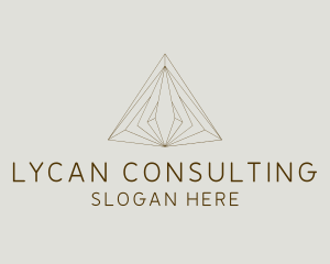 Luxury Pyramid Architecture logo design