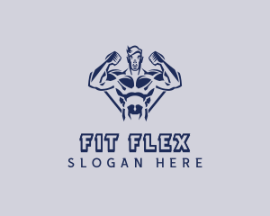 Fitness Workout Man logo