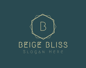 Simple Minimal Art Deco logo design