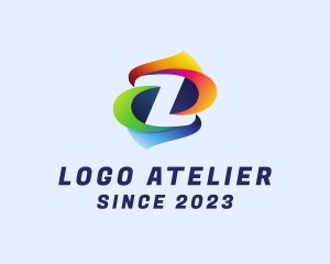 Colorful Business Letter L logo