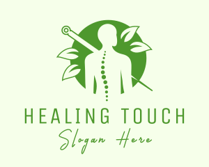 Traditional Acupuncture Therapy logo design