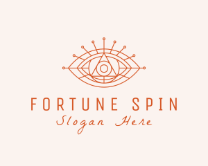 Cosmic Eye Fortune Teller logo design