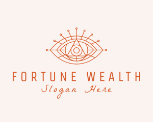 Cosmic Eye Fortune Teller logo design