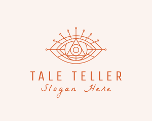 Cosmic Eye Fortune Teller logo design