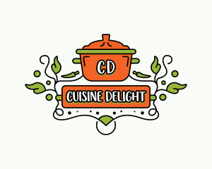 Cooking Pot Restaurant logo design