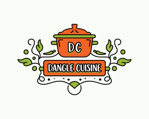 Cooking Pot Restaurant logo design