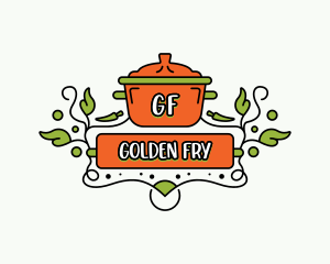 Cooking Pot Restaurant logo design