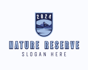 Nature Park Mountain Summit logo design