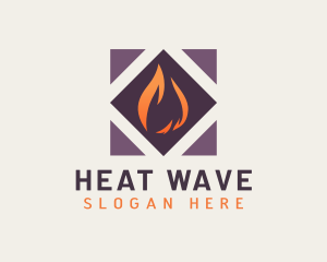 Heat Fire Energy logo design