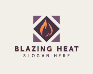 Heat Fire Energy logo design