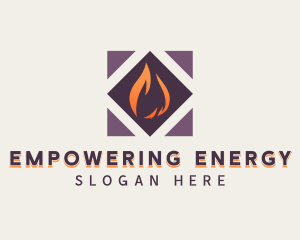 Heat Fire Energy logo design