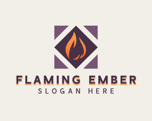 Heat Fire Energy logo design