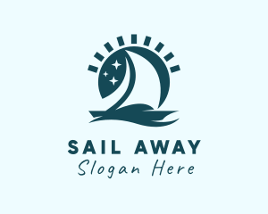 Summer Sunset Sailing logo design