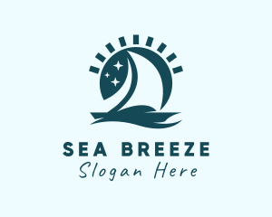 Summer Sunset Sailing logo design