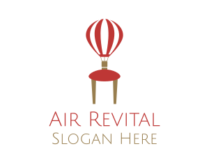 Hot Air Balloon Chair logo design