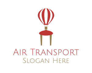 Hot Air Balloon Chair logo design