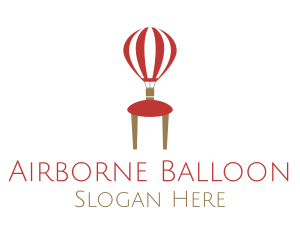 Hot Air Balloon Chair logo design