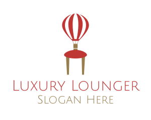 Hot Air Balloon Chair logo design