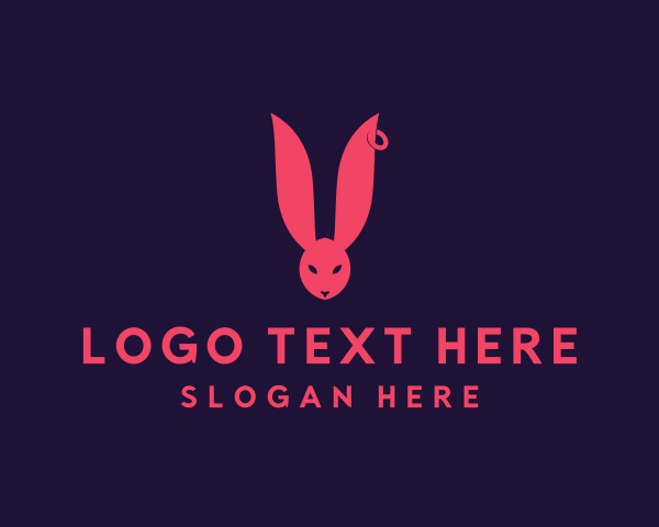 Easter Bunny logo example 3