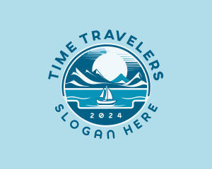 Sailing Vacation Travel logo design