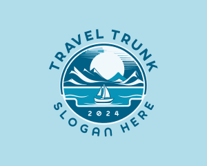 Sailing Vacation Travel logo design