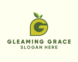 Organic Garden Letter G  logo design