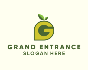 Organic Garden Letter G  logo design