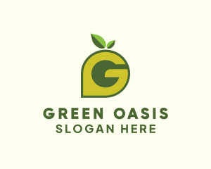 Organic Garden Letter G  logo design