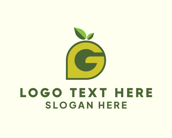 Organic Garden Letter G  logo