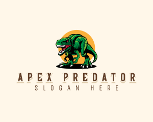 Beast Prehistoric Dinosaur logo design