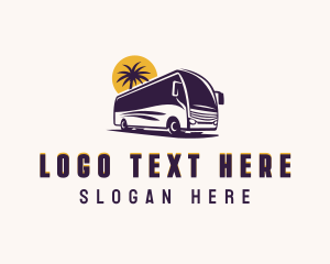 Road Trip Bus Vehicle logo