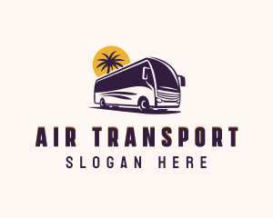 Road Trip Bus Vehicle logo design