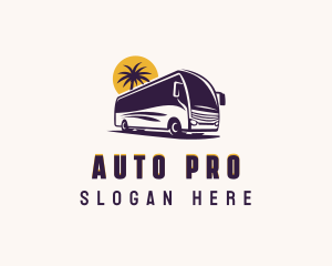 Road Trip Bus Vehicle logo
