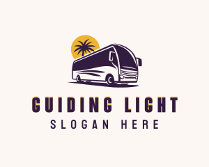 Road Trip Bus Vehicle logo design