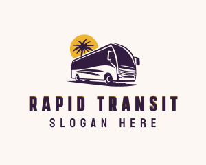 Road Trip Bus Vehicle logo