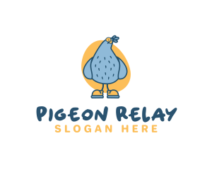 Dove Pigeon Bird logo