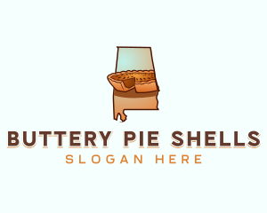 Alabama Pecan Pie logo design