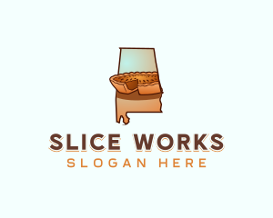 Alabama Pecan Pie logo design