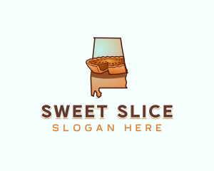 Alabama Pecan Pie logo design