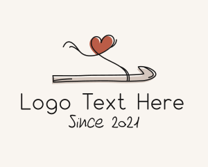 Crochet Hook Heart logo