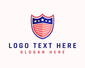 USA Shield Flag logo