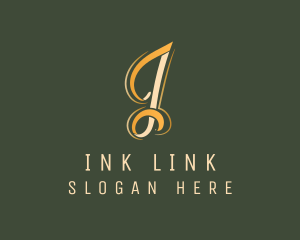 Luxury Business Letter J logo design