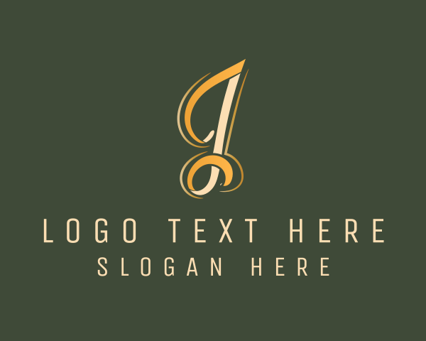 Luxury Business Letter J logo