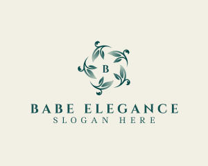 Elegant Leaf Planting logo design