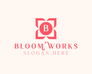 Floral Beauty Cosmetics  logo design