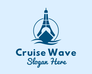 Sea Lighthouse Ship logo