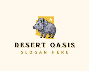 Arizona Javelina Boar logo design