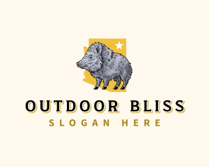 Arizona Javelina Boar logo design